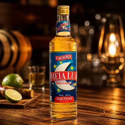 Cachaça Bálsamo meia lua 670 ml