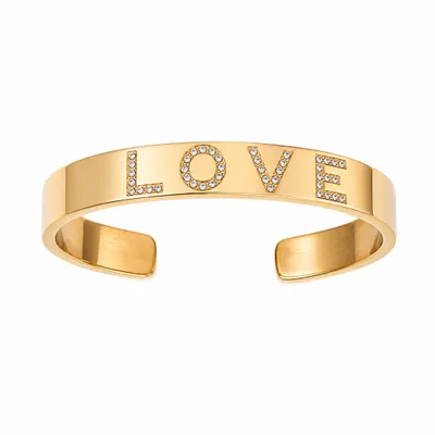 Pulseira Love Dourada