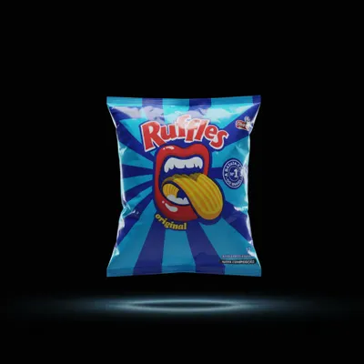 BISCOITO ELMA CHIPS RUFFLES ORIGINAL 17G