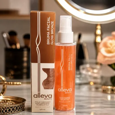 Bruma Facial Fixadora Glow Bronze