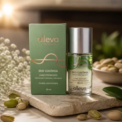 Deo Colônia Alleva Lush Pistachio