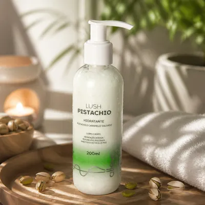 Hidratante Facial e Corporal Lush Pistachio Alleva 