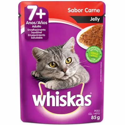 Whiskas Sachê Gatos 7+ 85g