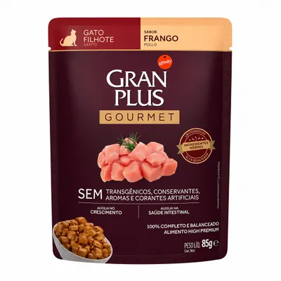 Sachê GranPlus Gato Filhote Frango 85g