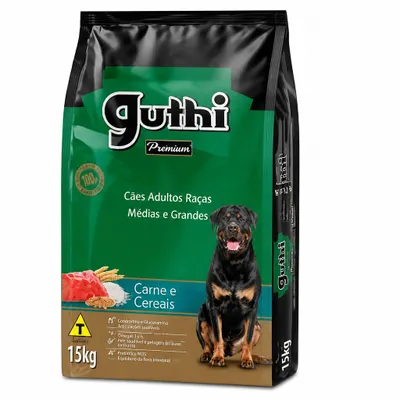Guthi Premium Cães Carne e Cereais 15kg