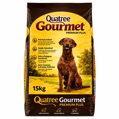 Ração Quatree Gourmet 15kg