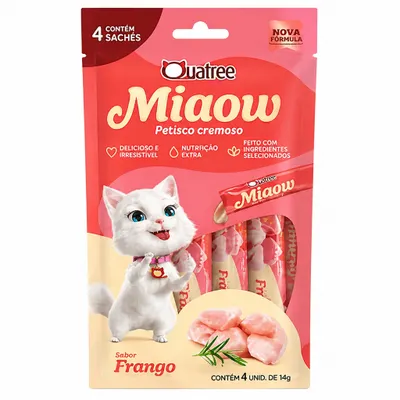 Miaow Frango 4 sachês