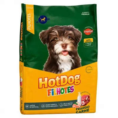 Ração HotDog Filhotes Frango 10kg