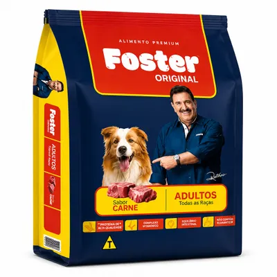 Ração para Cães Foster Adultos BRINDE ESPECIAL25kg