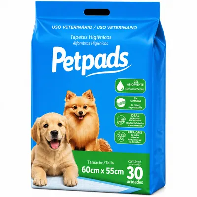 🔥OFERTA – 3 Petpads 60x55cm 30un – R$50 cada 