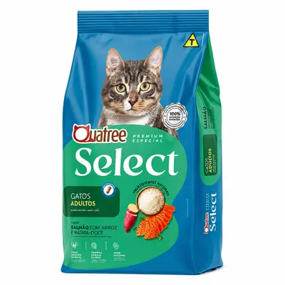 Quatree Select Gatos Adultos 1kg