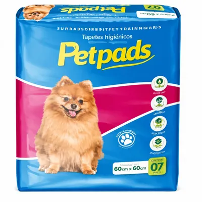 Tapete Higiênico PetPads 80x60cm 7 unidades