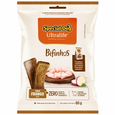 Special Dog Ultralife Bifinho Frango 60g