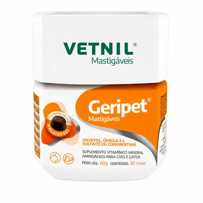 SUPLEMENTO GERIPET MASTIGÁVEIS - CÃES E GATOS
