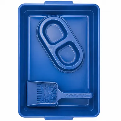 Kit Bandeja Higiênica+ Pá + Comedouro 