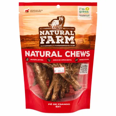 Petiscos Naturais Para Cães pé de Galinha (5unidades )
