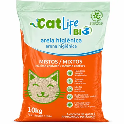 Areia Cat Life Mista 10kg 
