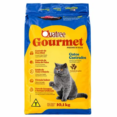 Quatree Gourmet Gatos Castrados Delícias do Mar 10,1kg