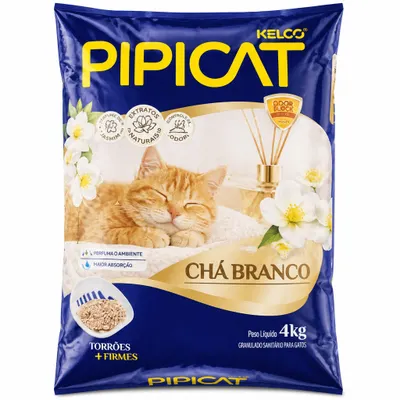 Pipicat chá branco 4 kg 
