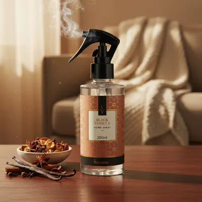 HOME SPRAY 200ML VIA AROMA CLASSICA BLACK VANILLA