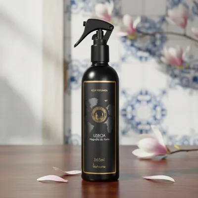 AGUA PERF. VIA AROMA 365ML MUNDO LISBOA MAGNOLIA DO PORTO