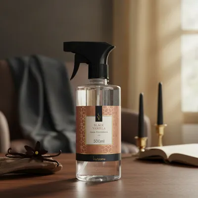 AGUA PERF. VIA AROMA 500ML CLASSICA BLACK VANILLA