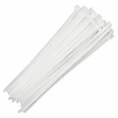 abracadeira de nylon cor branca 300x 4,8 mm