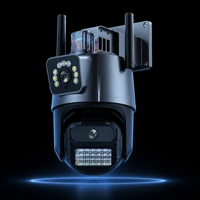 Câmera IP Externa com IA 360° mecanismo sony original