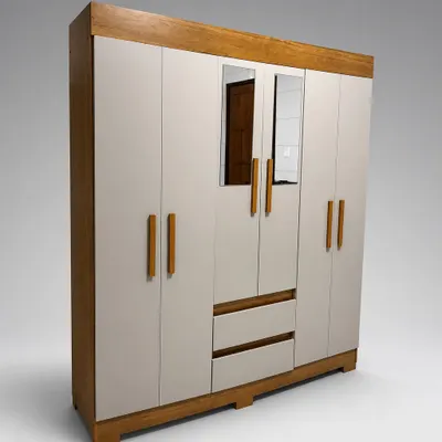 Guarda-Roupa Classic 1,50m com 6 Portas 
