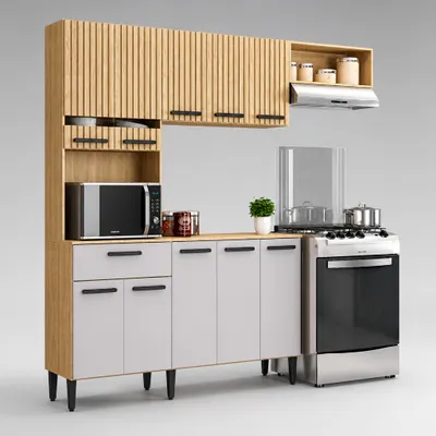 Cozinha Compacta Hype 2,00m – Organização e Elegância para a sua Cozinha