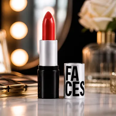 Faces New batom matte red square
