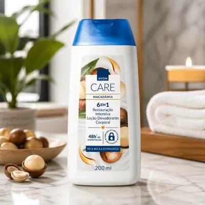 Avon Care Locao Desodorante Corporal Macadamia 200 ml