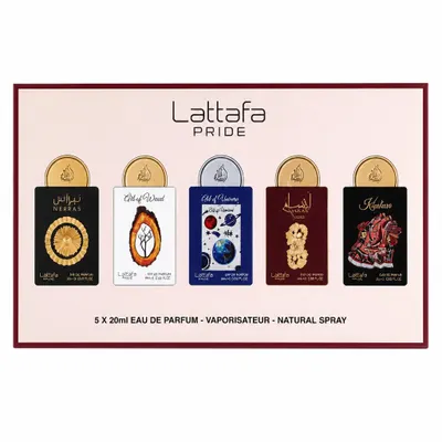 Kit 5 Perfumes Lattafa Pride de 20 ml cada 