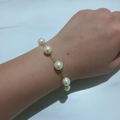 Pulseira Joyara Pérolas Barrocas