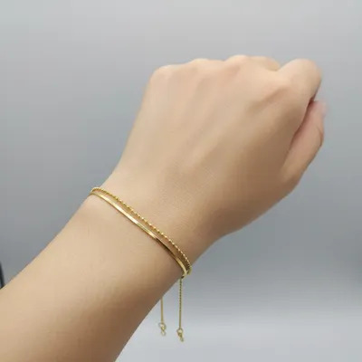 Pulseira Fina Dourada