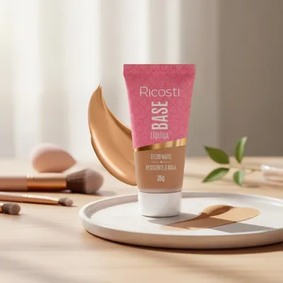 Base Líquida Matte Ricosti cor N⁰6