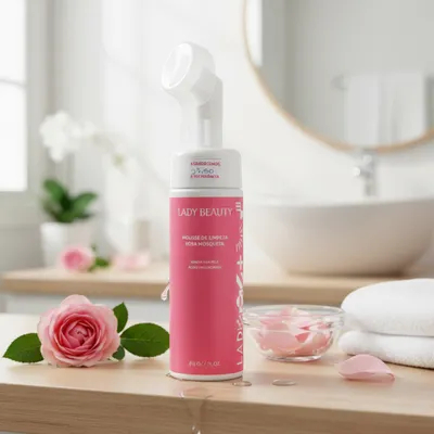 Mousse de Limpeza facial Rosa Mosqueta