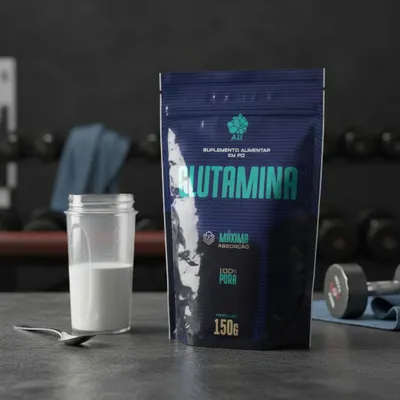 Glutamina em Pó 150g Atlântica Natural 