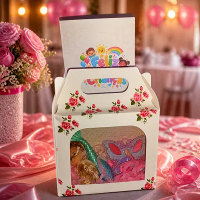 Kit Princesa (Paleta sobra,  glos, chaveiro boneca)