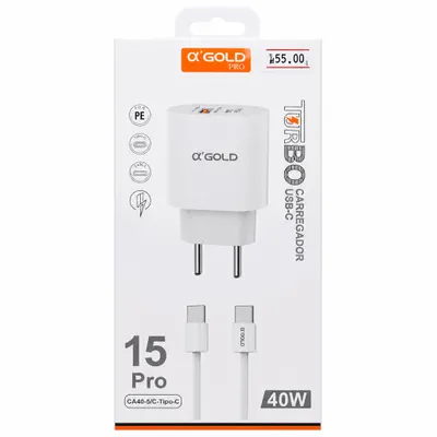 Carregador USB-C 40W Pro