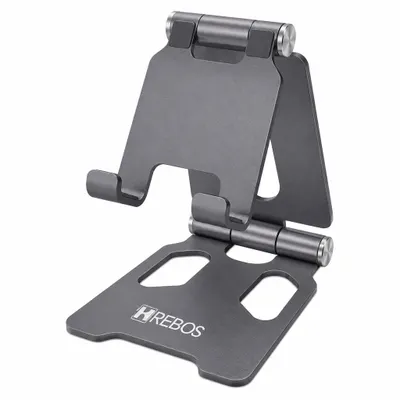 Suporte de Mesa Ajustável HREBOS G210 Bracket para Smartphone e Tablet