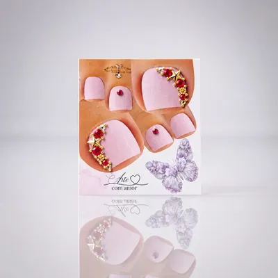 Joias de Unhas Estrela Vermelha