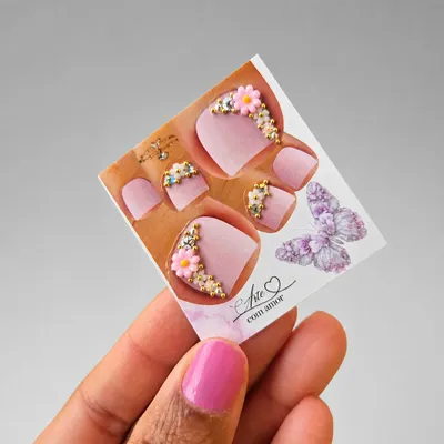 Joias de Unhas Flores
