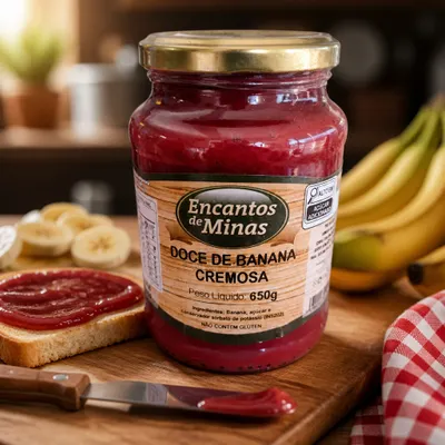 Doce de Banana Cremosa Encantos