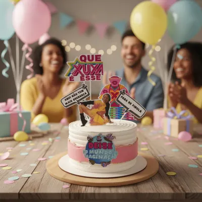 Topo de bolo Show da Xuxa 