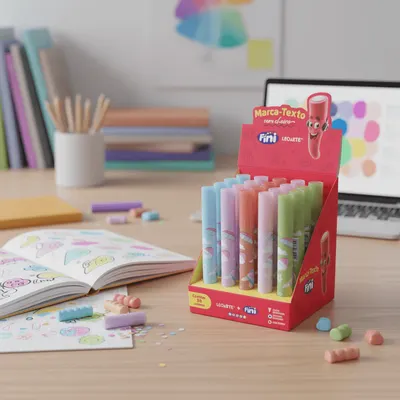  Marcadores de Texto com cheirinho de Fini -unds