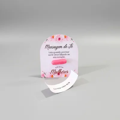 Card com cápsula dia das mulheres 
