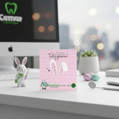 Card páscoa para bis 