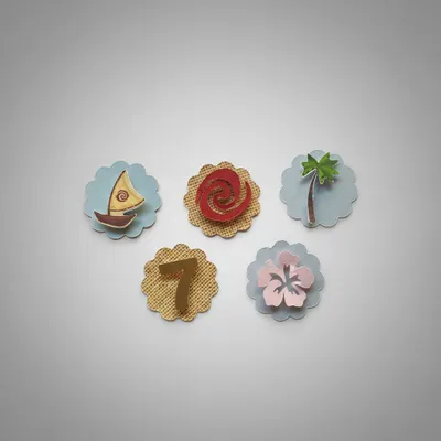 APLIQUE TRUFA  3D  4X4