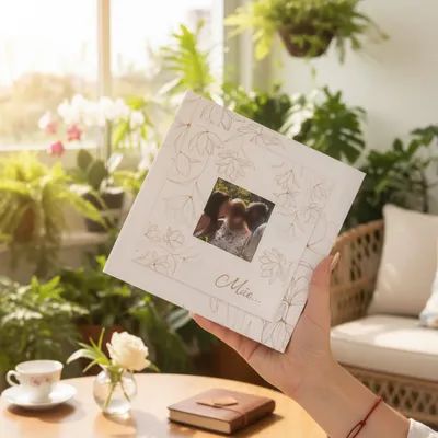Álbum de fotografia com 20 fotos 